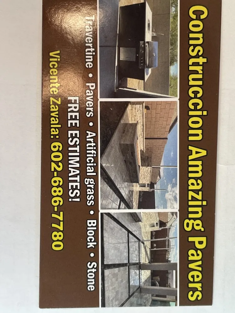 Custom yard cleanup service in Phoenix, AZ by Amazing Pavers Construction