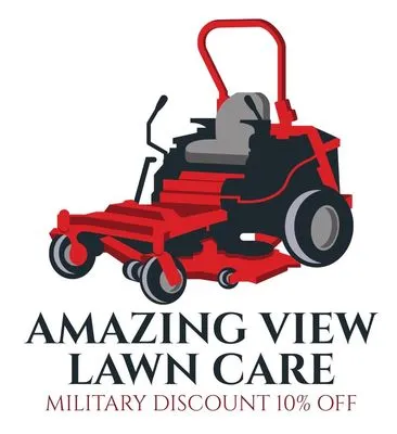 Amazing View Lawn Care Logo