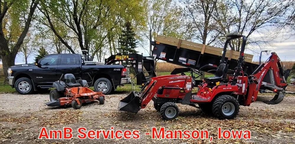 Expert yard cleanup service for year-round maintenance across Manson, IA - AmB Services