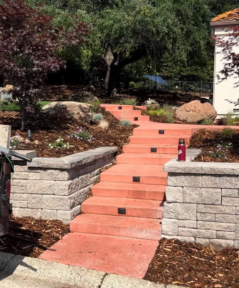 Local landscape installation in Lawrenceville, GA by AmberView Landscaping