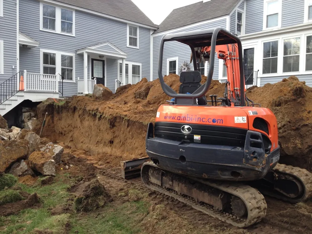 Professional landscape installation with custom design across Arundel, ME - Ambidextrous