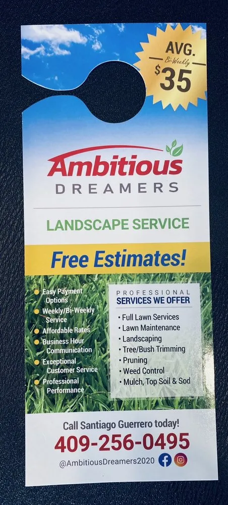 Expert landscape installation in Texas City, TX - Ambitious Dreamers