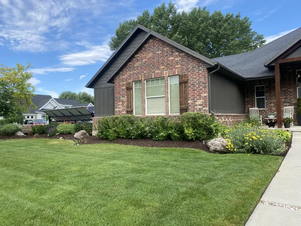 Custom garden landscaping experts serving Logan, UT - Ambros Mowing Services