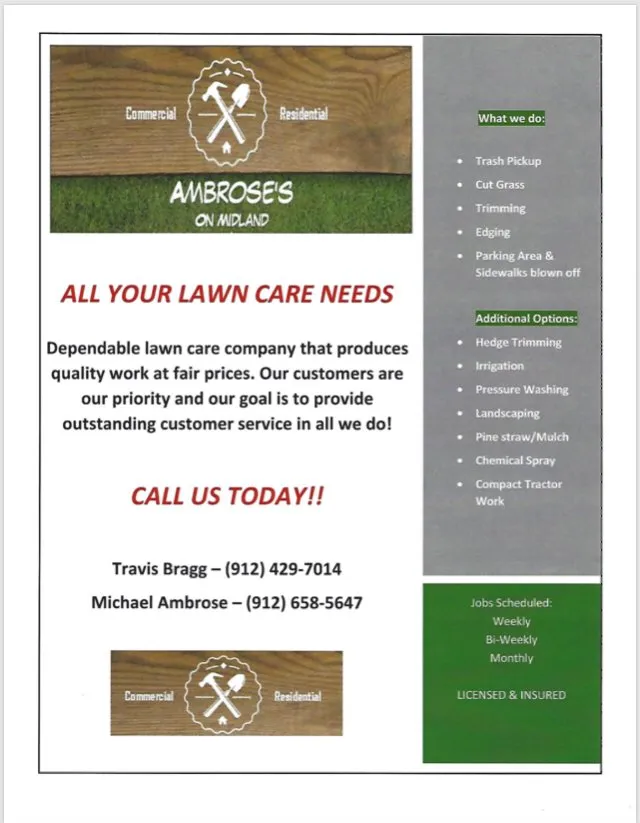 Reliable residential landscaping in Guyton, GA by Ambrose’s on Midland