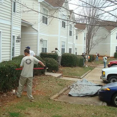 Affordable yard cleanup service in Greensboro, NC by AMC Group