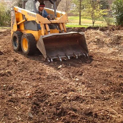 Affordable outdoor landscaping for homes in Greensboro, NC by AMC Group