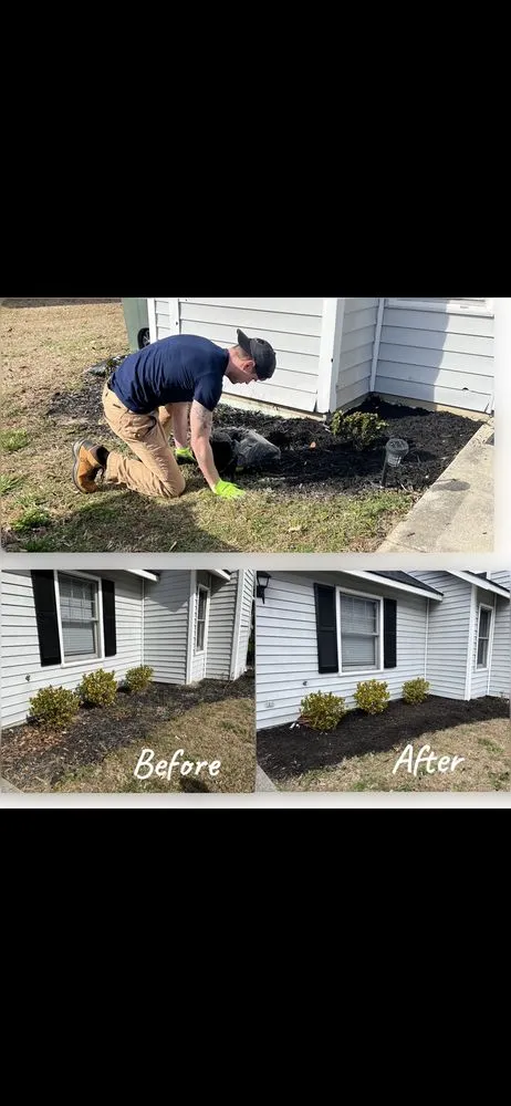 Affordable residential landscaping in Greenville, NC by AMC Lawn and Landcsaping