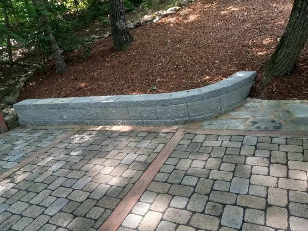 Custom landscape design for outdoor upgrades in Hendersonville, NC by AMD Landscaping