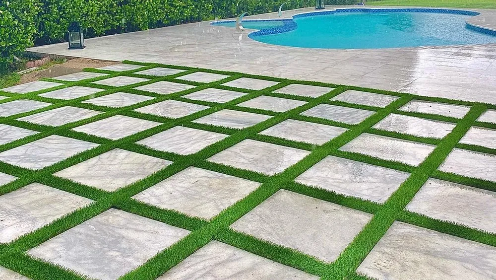 Custom outdoor landscaping for beautiful yards in Boca Raton, FL by American Artificial Grass - Boca Raton