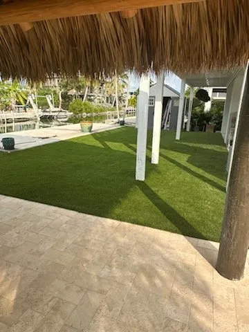 Professional garden landscaping for beautiful yards in Boca Raton, FL by American Artificial Grass - Boca Raton