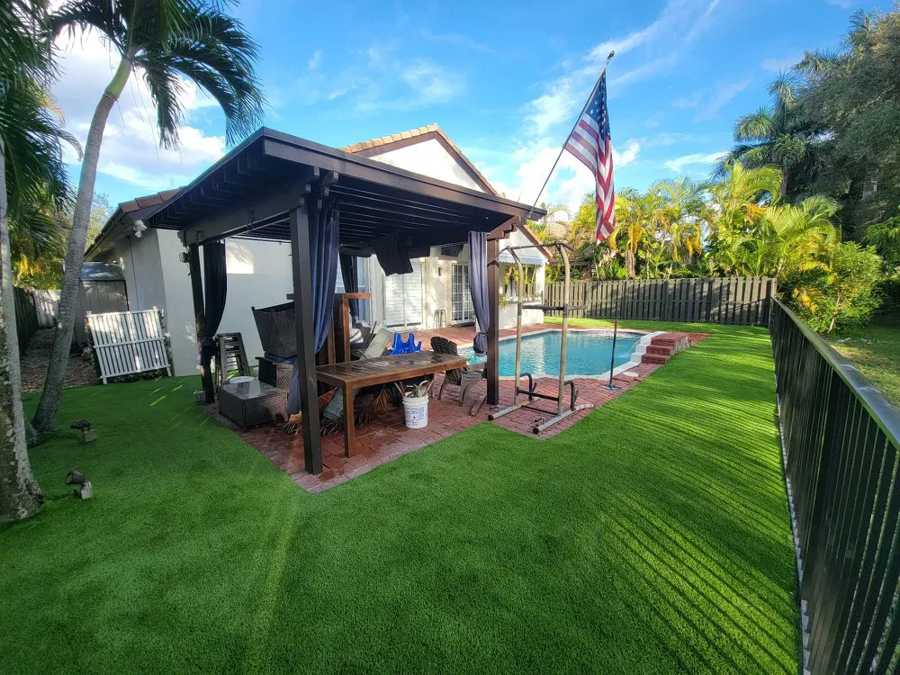 Custom landscape installation near you across Boca Raton, FL - American Artificial Grass - Boca Raton