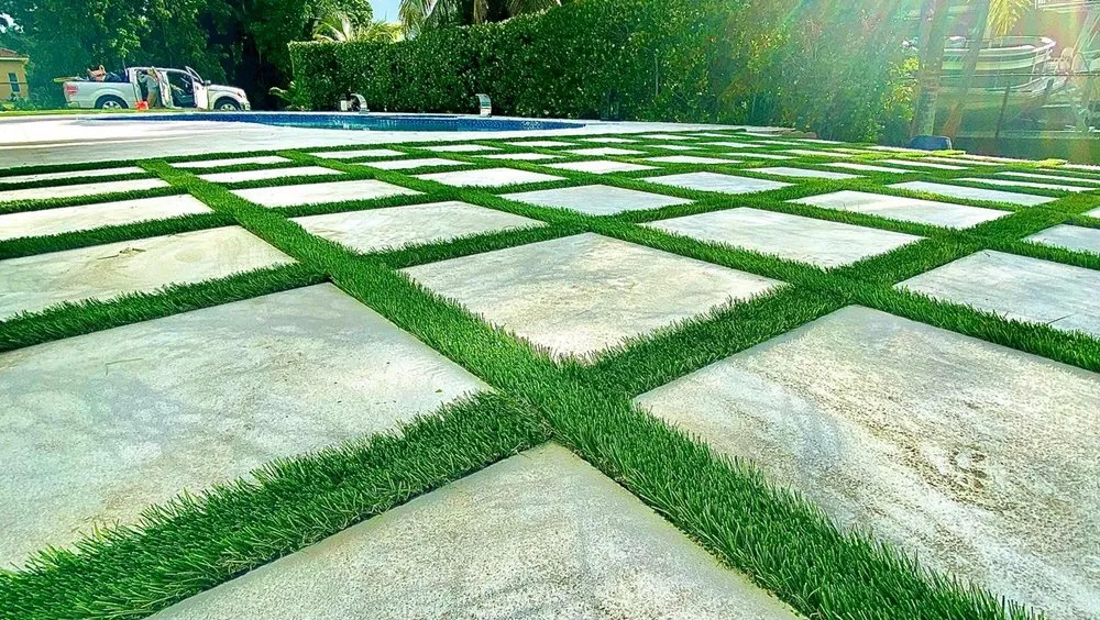 Trusted lawn mowing service for beautiful yards in Boca Raton, FL by American Artificial Grass - Boca Raton