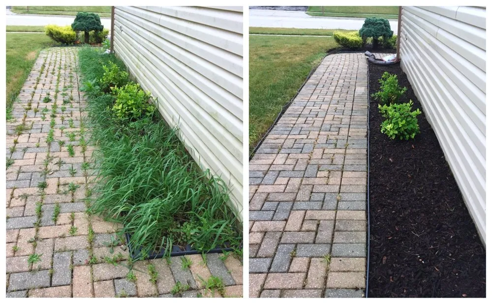 Professional garden landscaping for homes in Geneva, IL by American Artists Landscaping