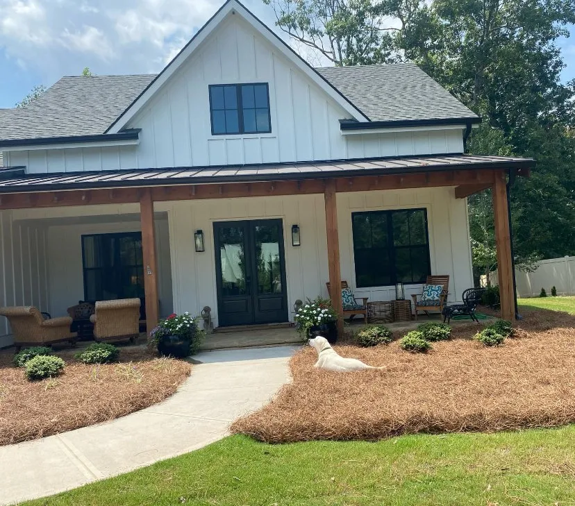 Local landscape installation in Cleveland, GA by American Cut Landscaping