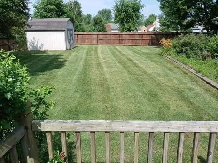 Custom outdoor landscaping with custom design in New Castle, IN by American Dream Landscaping