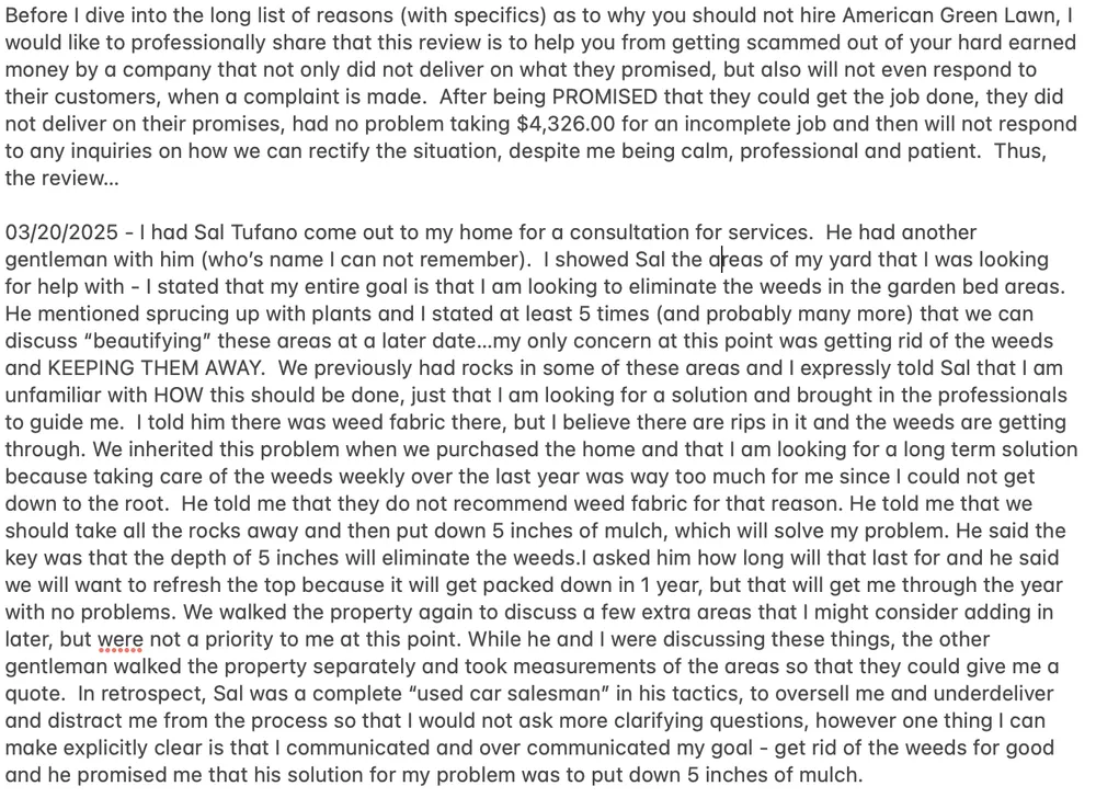 Trusted lawn mowing service in Clover, SC - American Green Lawns