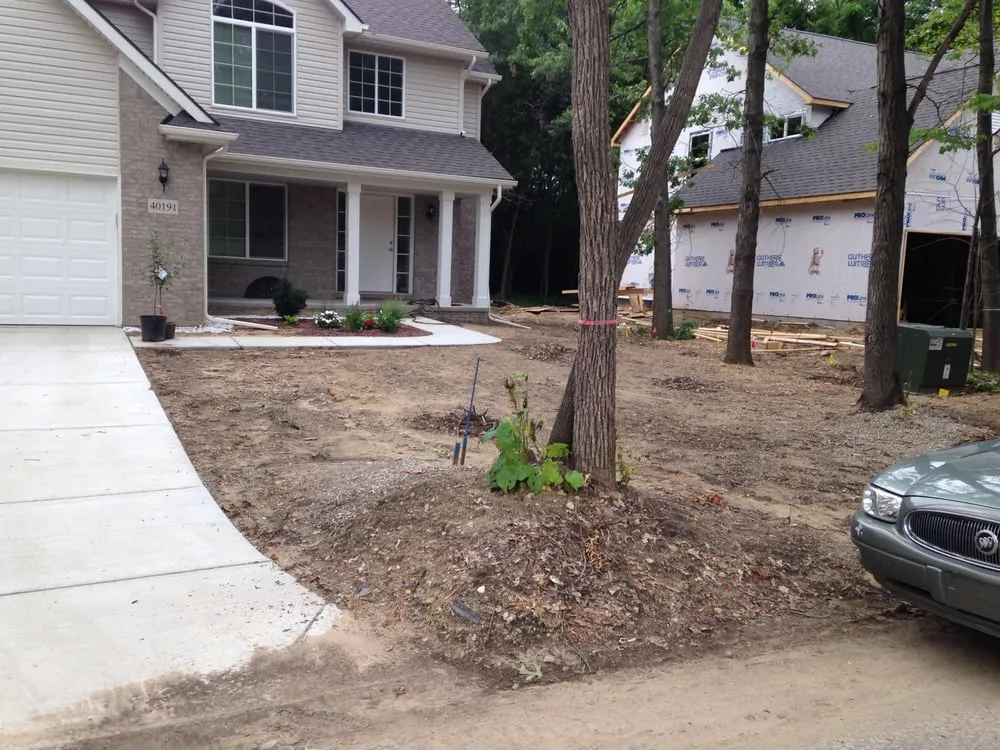 Custom outdoor landscaping in Warren, MI - American Hydroseeding