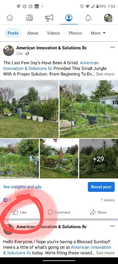 Professional garden landscaping in Bel Air, MD by American Innovation & Solutions