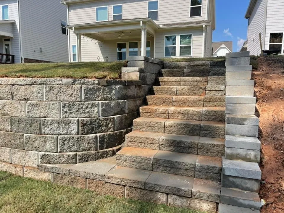 Professional residential landscaping in Monroe, GA by American Land Management