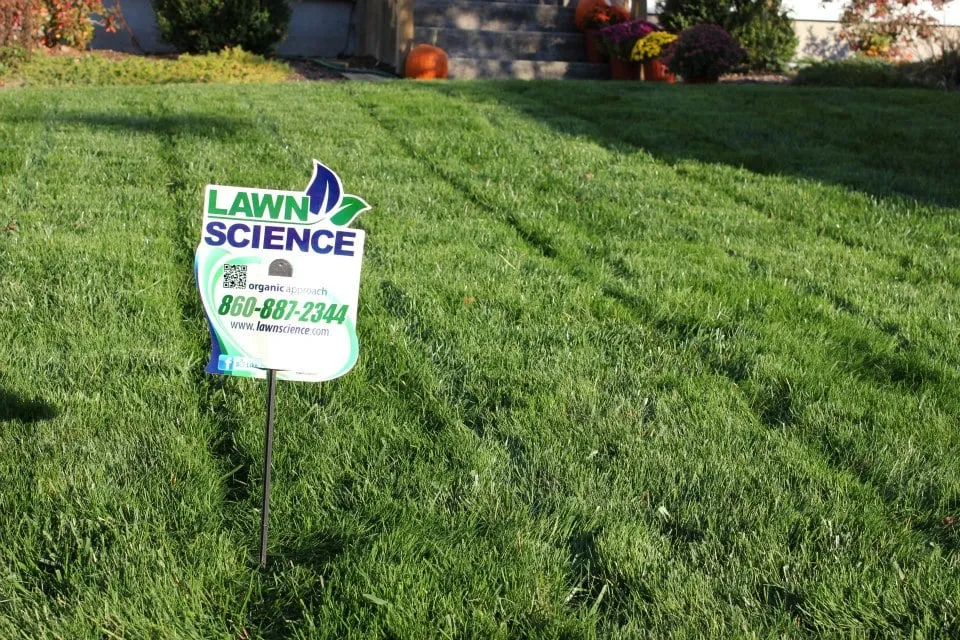 Custom landscape installation for year-round maintenance in North Franklin, CT by American Landscape and Lawn Science