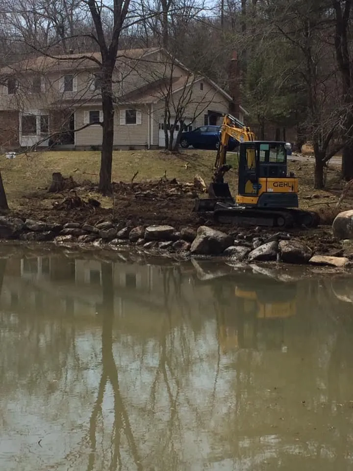 Professional yard cleanup service in Pearl River, NY by American Landscapes