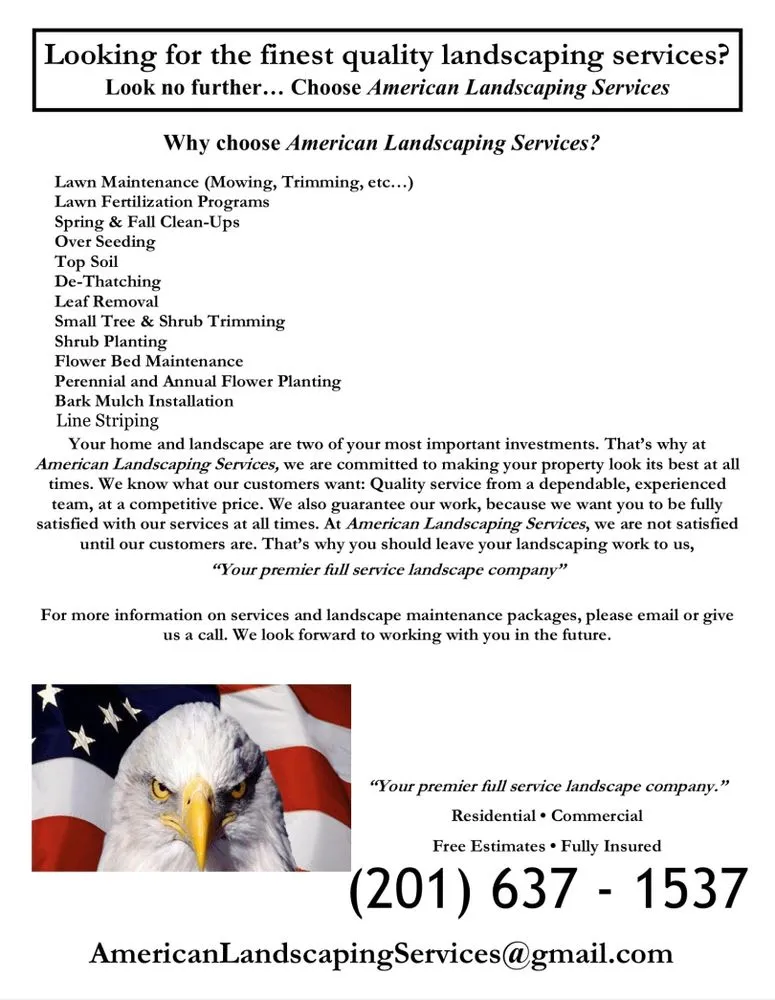 Custom garden landscaping experts serving Bayonne, NJ - American Landscaping Services