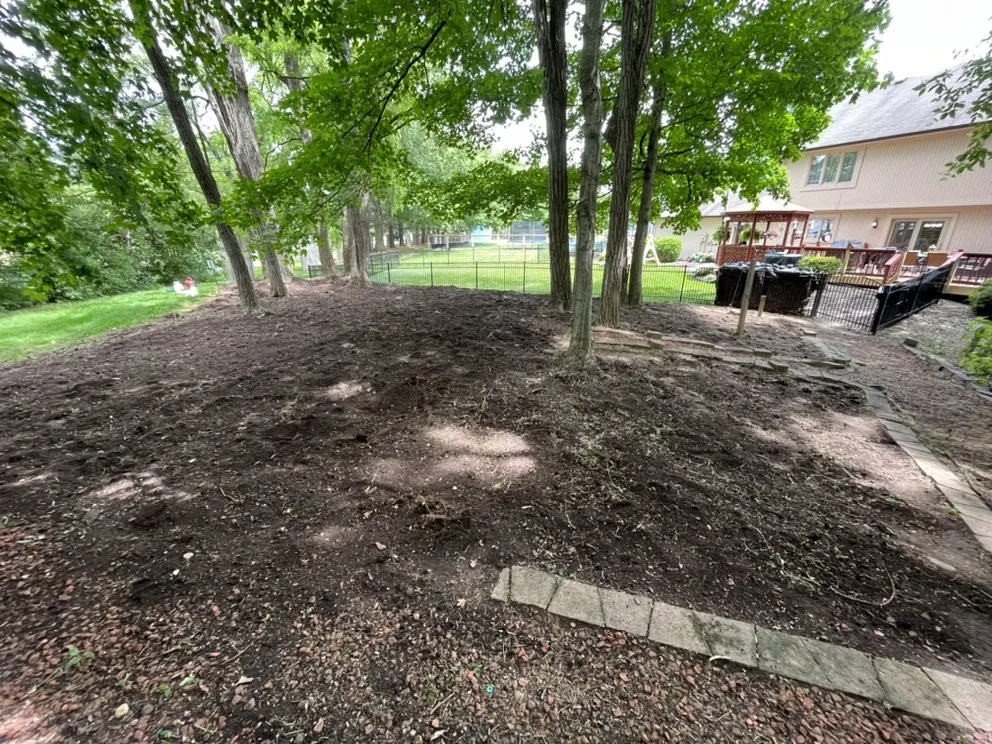 Custom garden landscaping in Cicero, IN by American Lawns