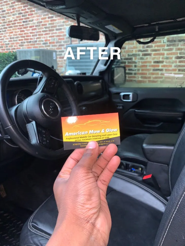 Local landscape installation with custom design in Denton, TX by American Mow and Glow