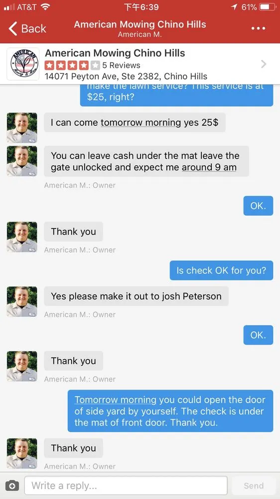 Expert yard maintenance in Chino Hills, CA - American Mowing Chino Hills