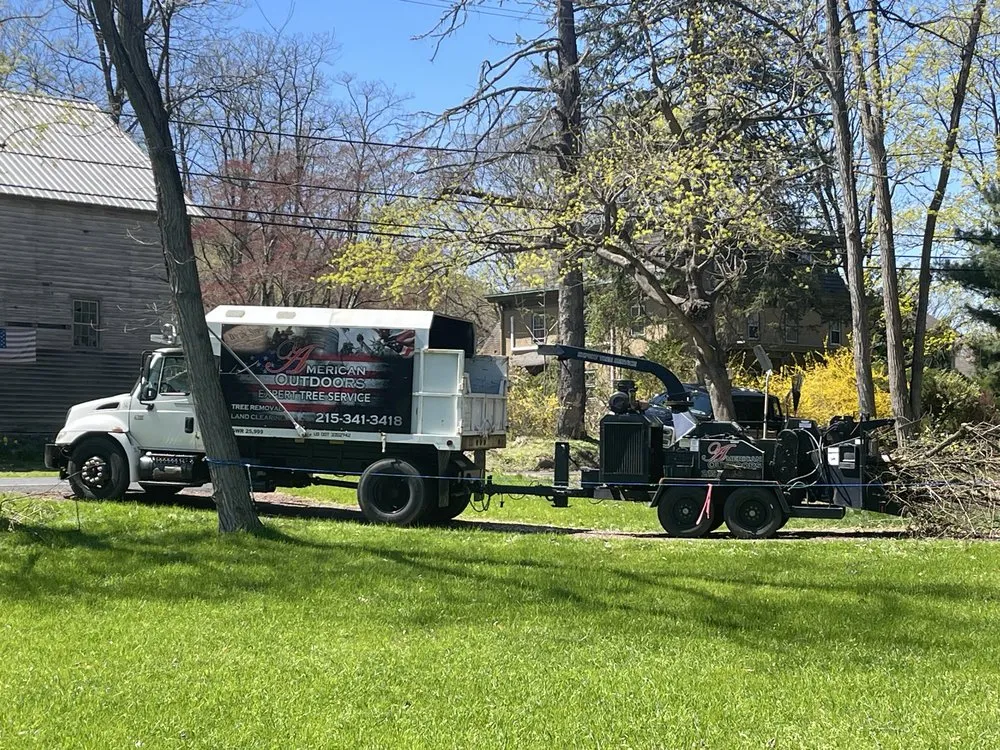 Reliable yard cleanup service for residential properties across Langhorne, PA - American Outdoors Expert Tree Service