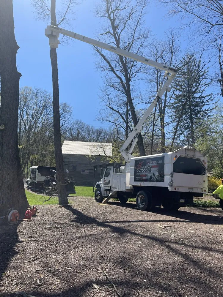 Trusted landscape installation for beautiful yards in Langhorne, PA by American Outdoors Expert Tree Service