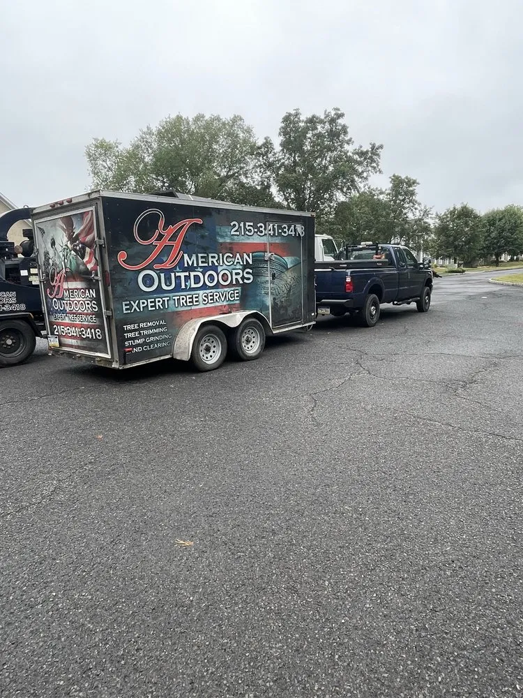 Professional yard cleanup service for outdoor upgrades in Langhorne, PA by American Outdoors Expert Tree Service
