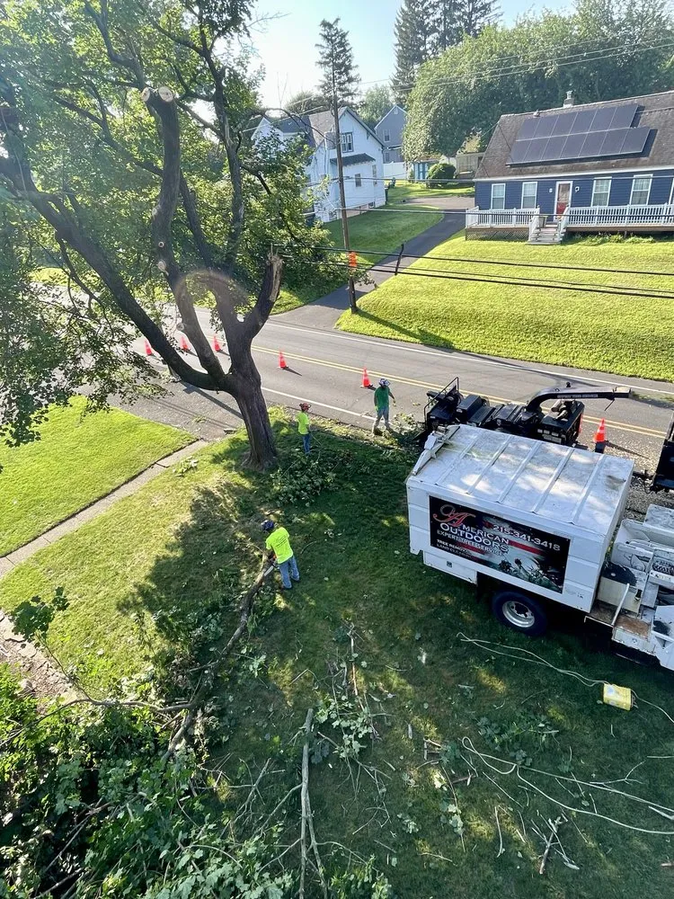 Custom lawn care service for beautiful yards in Langhorne, PA by American Outdoors Expert Tree Service