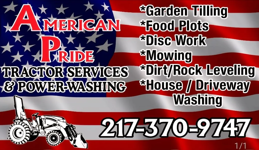 Custom landscaping services in Arenzville, IL by American Pride Tractor Services & Power Washing