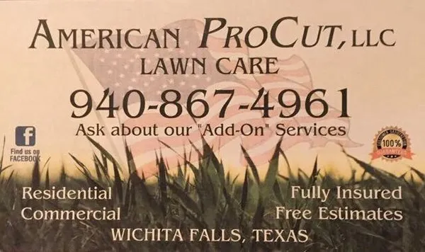 American ProCut Lawn Care Logo