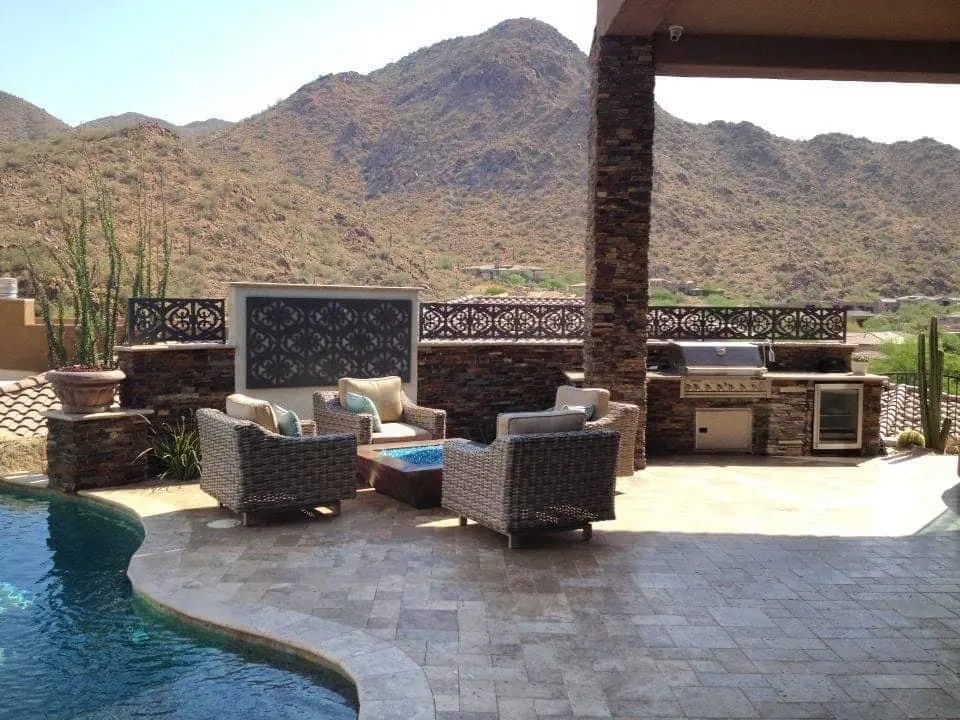 Professional landscape installation in Glendale, AZ by American Roots Landscapes