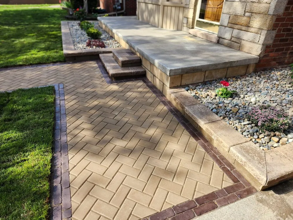 Custom landscape design for year-round maintenance in Taylor, MI by American Skilled Trade Services