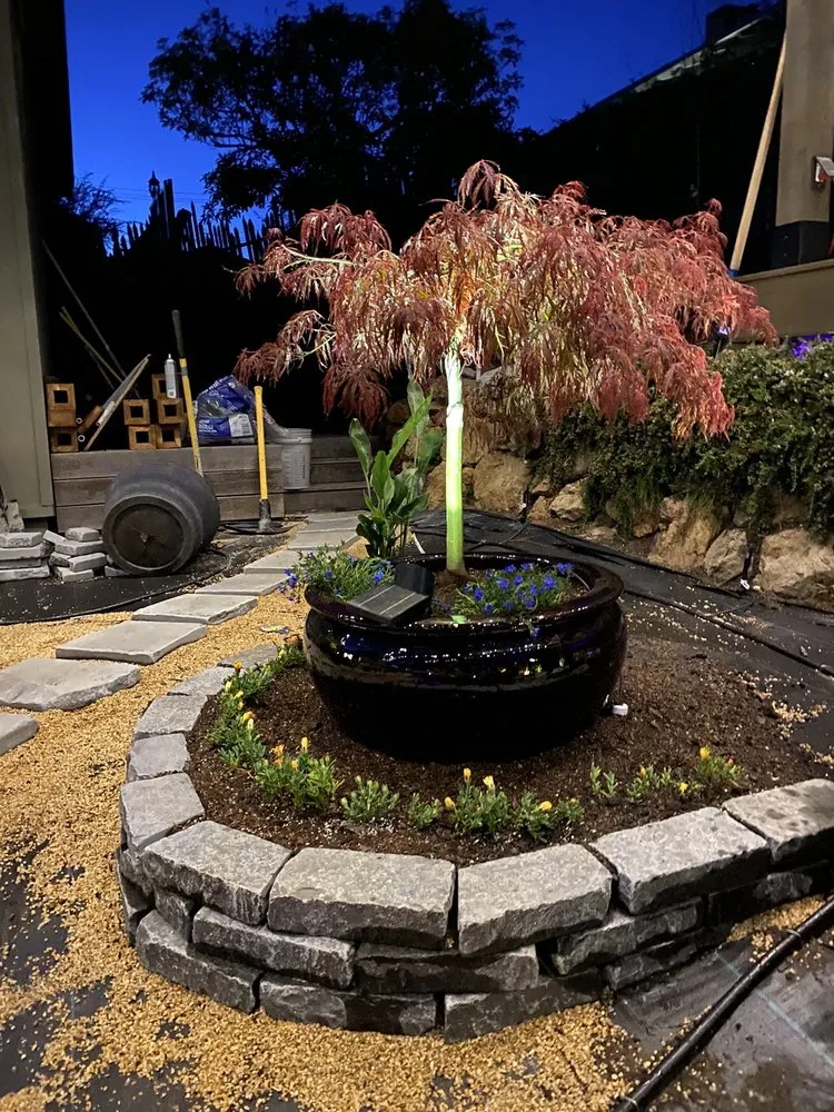 Affordable garden landscaping with custom design across Richmond, CA - American Soil & Stone
