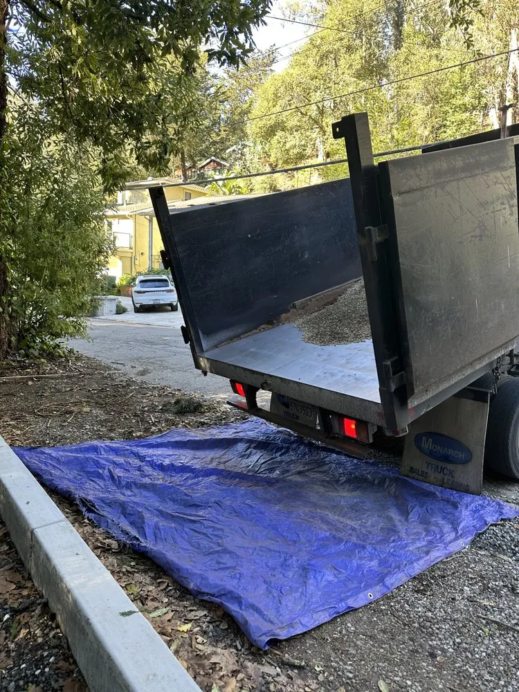 Professional lawn mowing service with custom design in Richmond, CA by American Soil & Stone