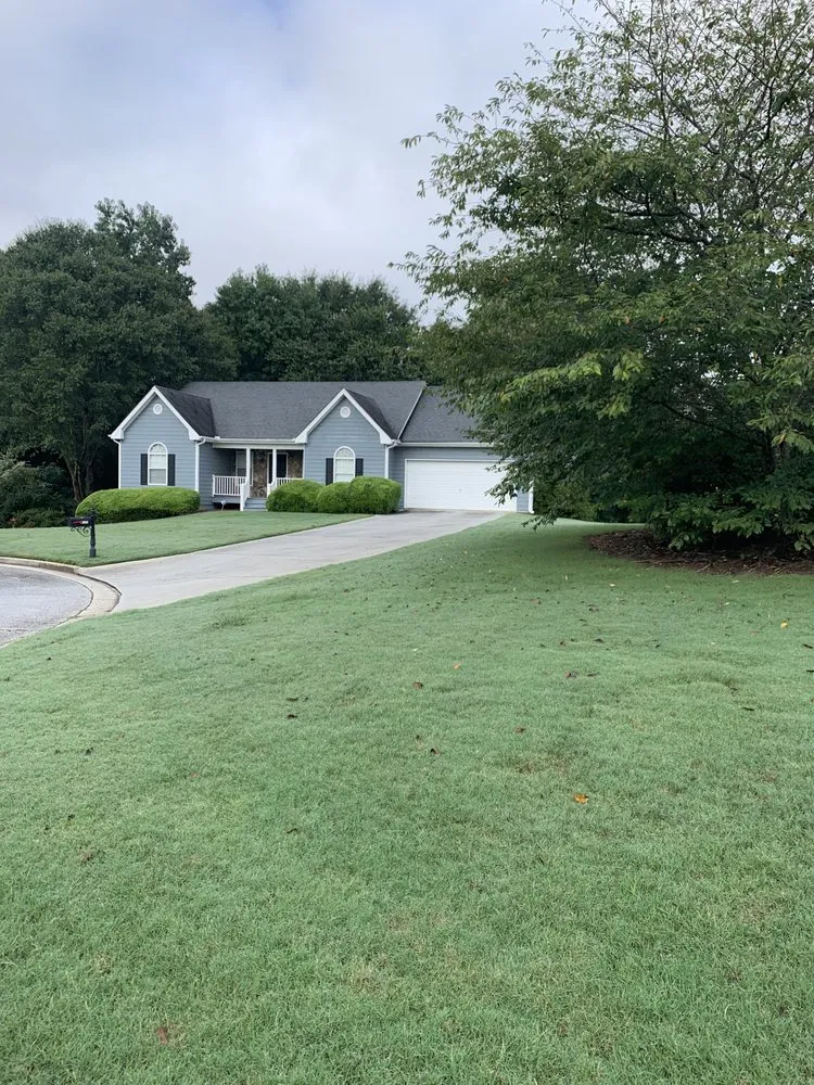 Custom landscape design in Loganville, GA - American Strong Lawn and Landscaping. Serving Loganville GA