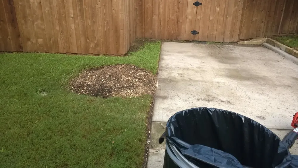 Local garden landscaping in Grand Prairie, TX by American Stump Grinding