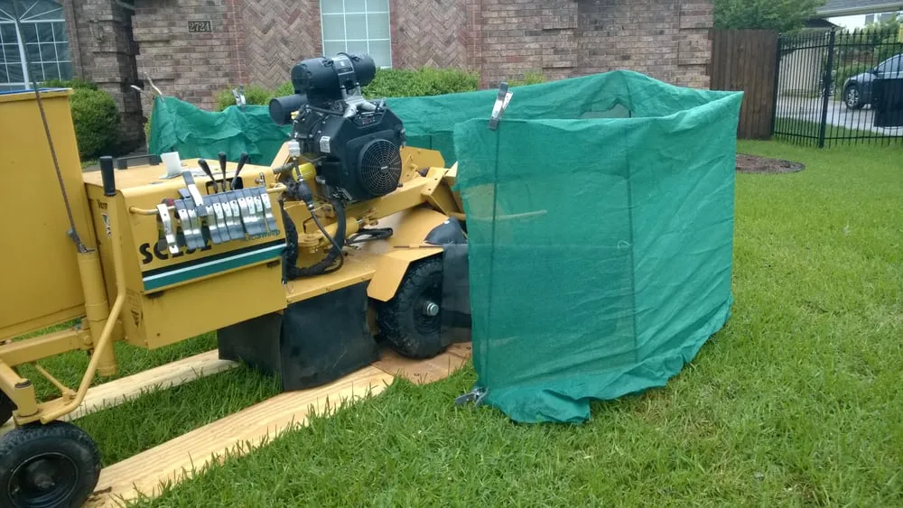 Local residential landscaping in Grand Prairie, TX by American Stump Grinding