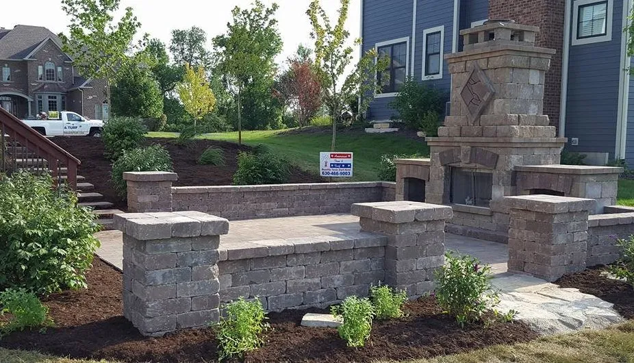 Professional residential landscaping in Elburn, IL by American Tree and Turf