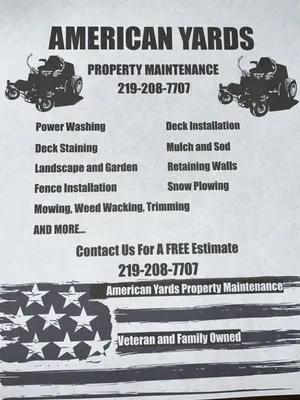 American Yards Property Maintenance Logo