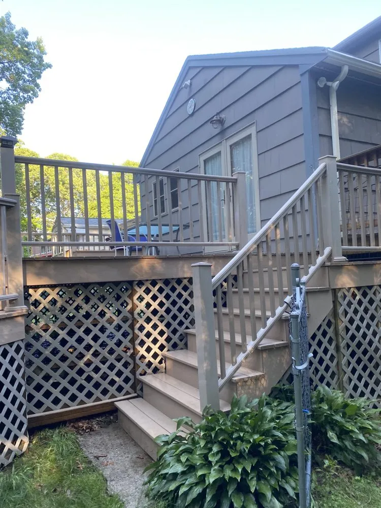 Custom garden landscaping in Canton, MA by America’s Best Landscaping