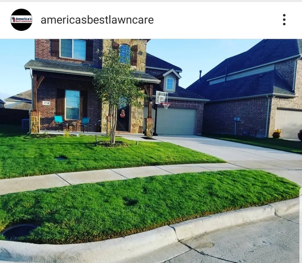Top-rated landscape installation in Prosper, TX by America's Best Lawncare