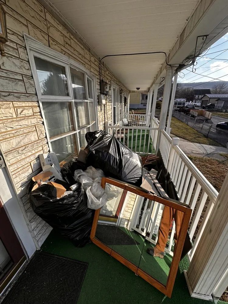 Custom yard maintenance with custom design in Pottsville, PA by Ames Dump and Demolition