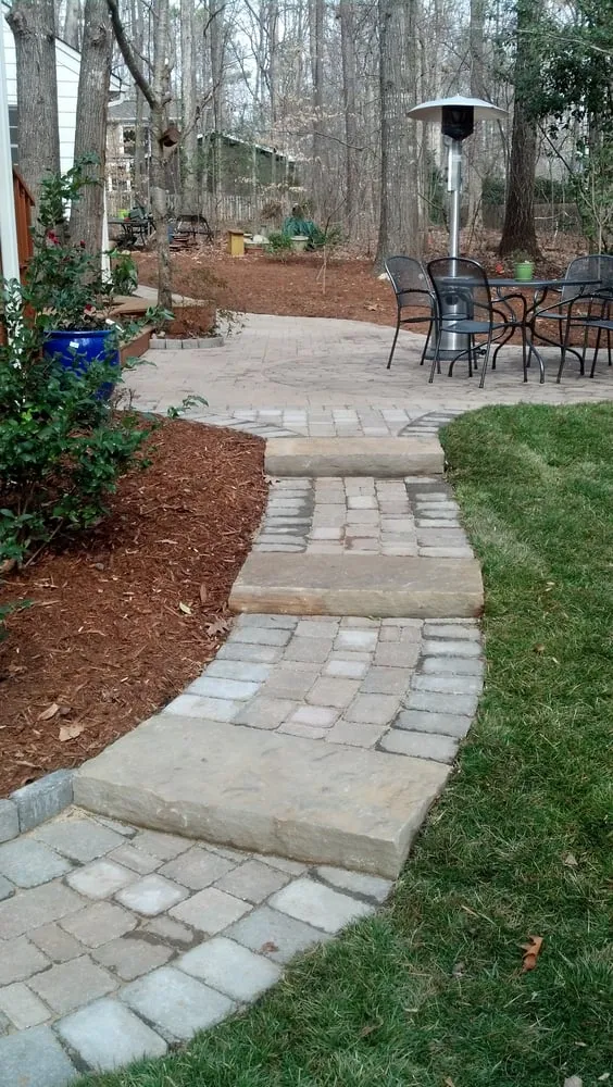 Trusted outdoor landscaping in Holly Springs, NC by Ames Landscaping