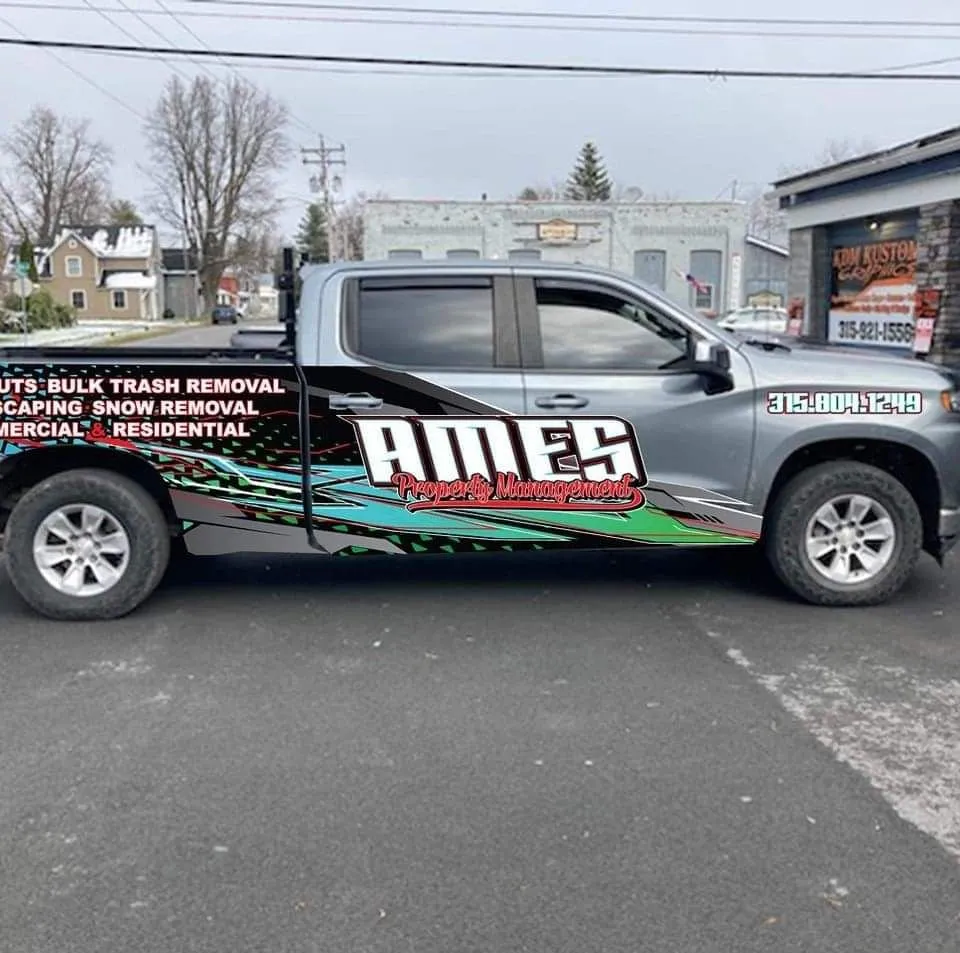 Expert outdoor landscaping in Dexter, NY by Ames property management