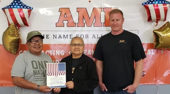 Custom garden landscaping in Farmington, NM by AMF